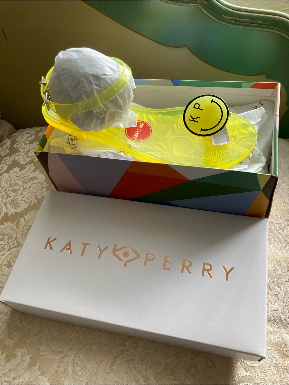 New Katy Perry Collections Women Yellow Jelly Sandals